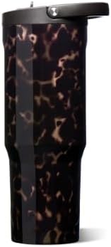 HydroJug Sport 32 oz Insulated Stainless Steel Water Bottle, Mocha Tortoise