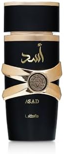 Lattafa Perfumes Asad for Unisex Eau de Parfum Spray, 3.4 Ounce