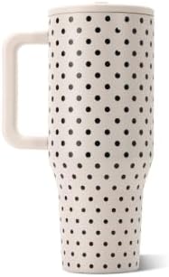HydroJug Traveler 32oz, Insulated Water Bottle with Handle, French Vanilla