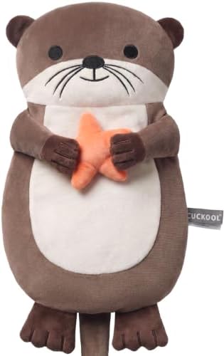 Sea Otter Stuffed Animals Microwavable Heating Pads for Pain Relief, 18"x8"