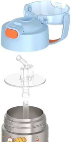 THERMOS FUNTAINER Water Bottle with Straw, 12oz, Construction