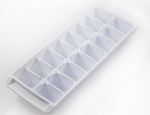 Easy Release White Ice Cube Tray, 16 Cube Trays (Pack of 4) (4 Pack - 64 Cubes)