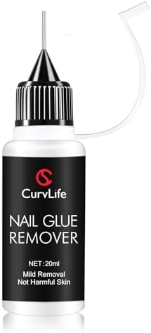 Curvlife 20ml Pinpoint Nail Glue Remover for Press on