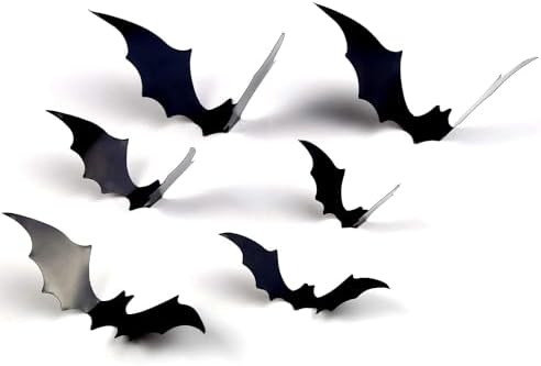 DIYASY Bats Wall Decor, 120 Pcs 3D Bat Halloween Decoration Stickers for Home Decor 4