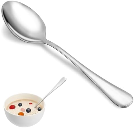 Dinner Spoon Set,16 Pcs 7.3" Tablespoons,Premium Food Grade Stainless Steel Spoons