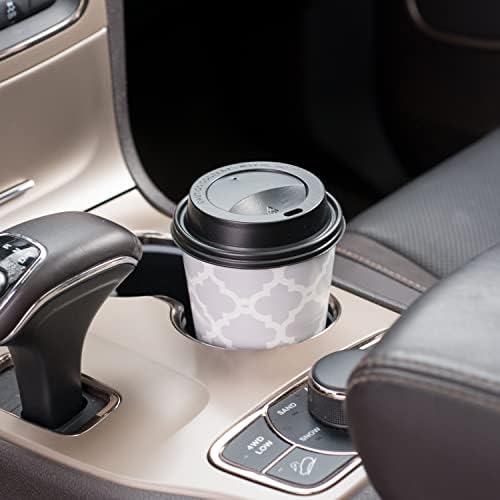 Hefty Disposable Hot Cups with Lids, Insulated Paper Coffee Cups for Tea