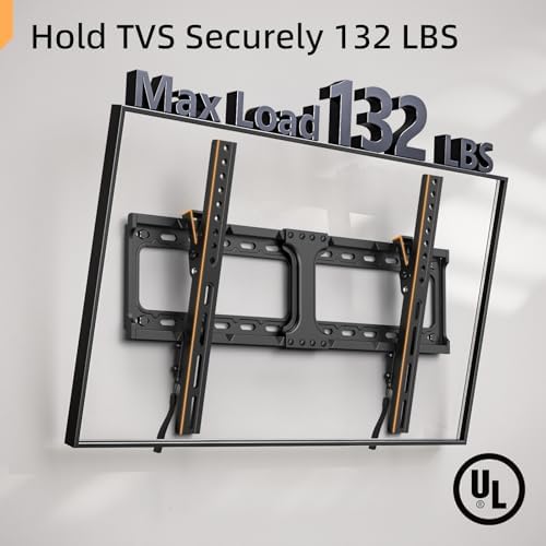 55 65 75 85 inch Tilting TV Wall Mount for 32-90 '' TVs, Low Profile TV Mount Bracket