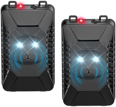 Ultrasonic Rodent Squirrels Pest Repellent for Car, 2 Pack Battery Powered