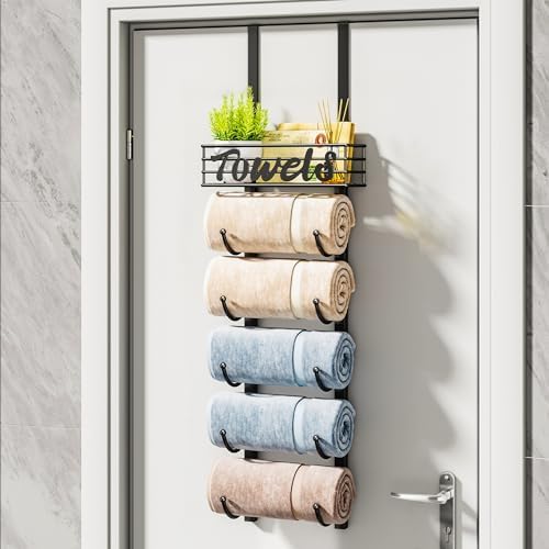 HapiRm Towel Racks for Bathroom Storage