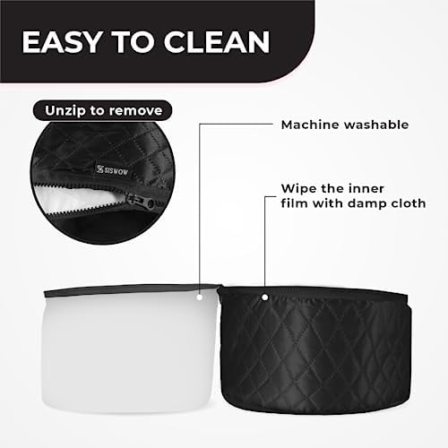 Hair Steamer for Natural Hair Home Use w/10-level Heats Up Quickly