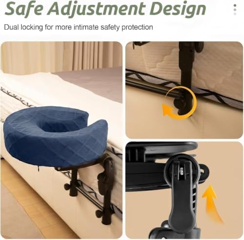 Massage Headrest for Bed, Head Holder & Face Cradle with Face Down Pillow