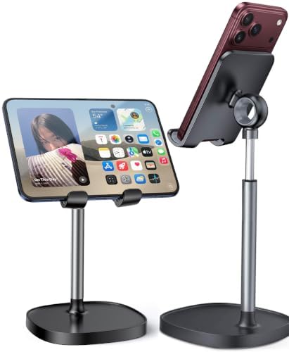 LISEN Cell Phone Stand Phone Holder for Desk, Office Decor Gadgets for Men