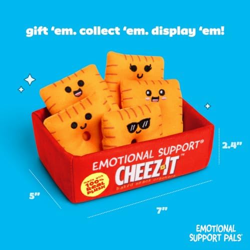 Emotional Support Pals Cheez-It, Cute Stuffed Animals by Relatable