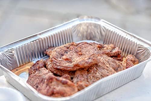Aluminum Deep Foil Pans Full Size, Large Disposable Roasting & Baking Pan