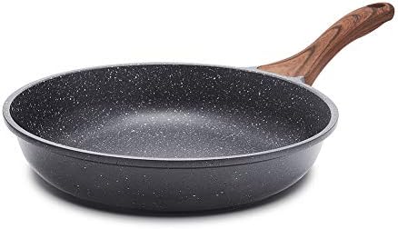 SENSARTE Nonstick Frying Pan Skillet, 9.5-inch Swiss Granite Omelette Pan