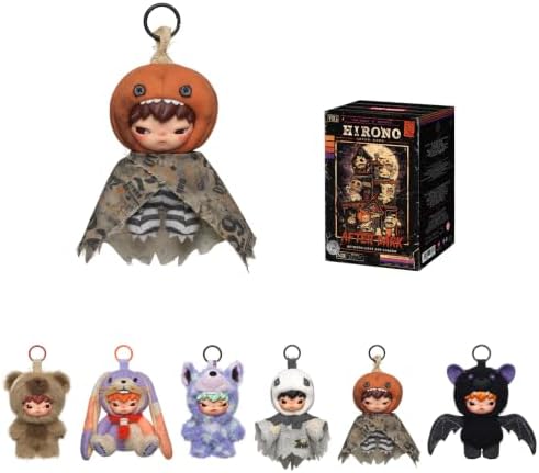 POP MART Hirono After Dark Series Plush Halloween Blind Box, Single Box