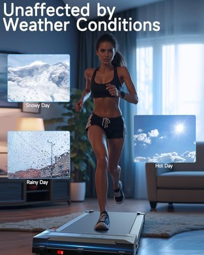Walking Pad Treadmill for Home - Under Desk Treadmills Mini Portable Walking Running
