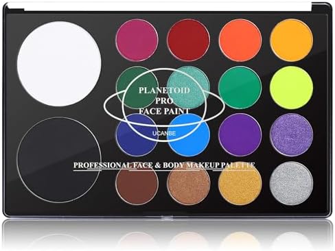 UCANBE Face & Body Paint, Water Activated SFX Makeup Palette