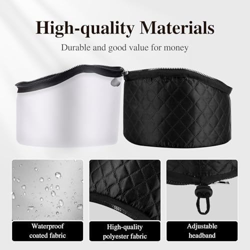 Heat Cap for Deep Conditioning: 10-Level Heats Up Quickly 3 Time Settings Hair Steamer