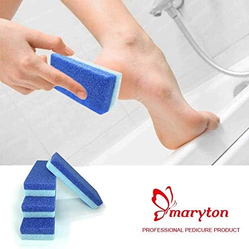 Maryton Foot Pumice Stone for Feet Hard Skin Callus Remover and Scrubber (Pack of 4)