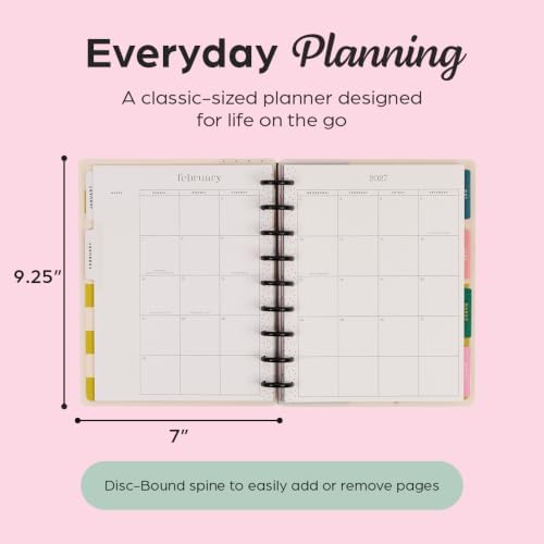 Happy Planner Disc-Bound Planner Jan.–Dec. 2027, Classic Size