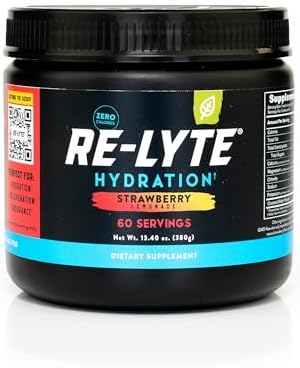 REDMOND Re-Lyte Sugar Free Electrolytes Powder Mix (Strawberry Lemonade)