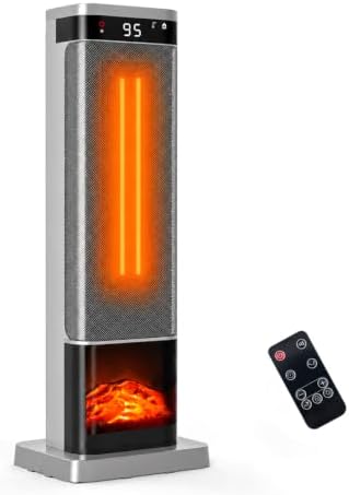 NEWBULIG 24" Indoor Space Heater, 1500W Electric Portable Room Heater