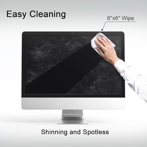 Screen Wipes for Electronics, 120 Count 6"x6" Pre-Moistened Screen Cleaner for Screens