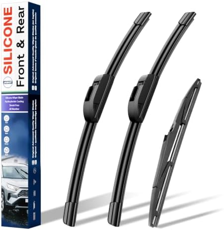 Silicone Wiper Blades, Windshield Wipers for Toyota RAV4 2019-2024