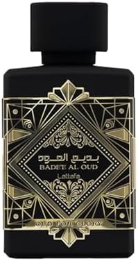 Lattafa Perfumes Bade'e Al Oud, Oud for Glory for Unisex Eau de Parfum Spray, 3.4 Ounce