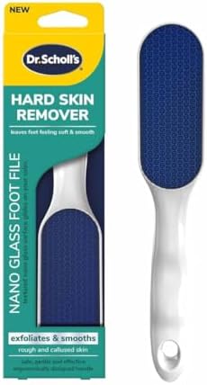 Dr. Scholl's Foot Callus Remover, Nano Glass Foot File, Soft Smooth Feet
