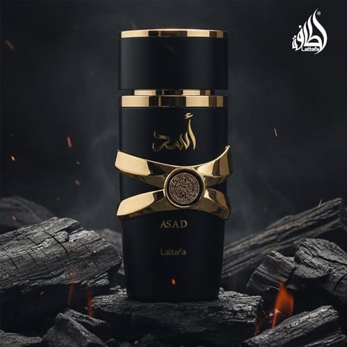 Lattafa Perfumes Asad for Unisex Eau de Parfum Spray, 3.4 Ounce