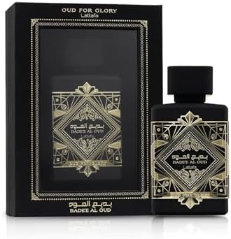 Lattafa Perfumes Bade'e Al Oud, Oud for Glory for Unisex Eau de Parfum Spray, 3.4 Ounce