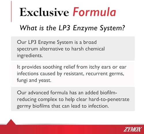 Zymox Advanced Formula Otic Plus Enzymatic Ear Solution for Dogs and Cats