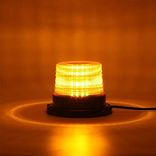 LED Strobe Light, 12V-24V Amber 40 LED Flashing Beacon Lights