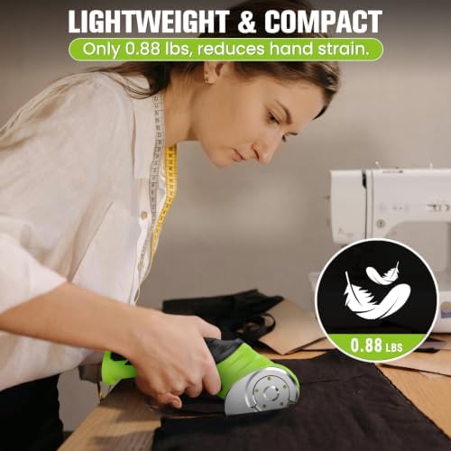Cordless Electric Scissors, 4V Cardboard Cutter with 4 SK5 Blades