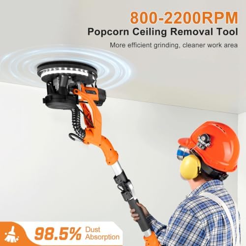 Drywall Sander, 1000W Popcorn Ceiling Removal Tool