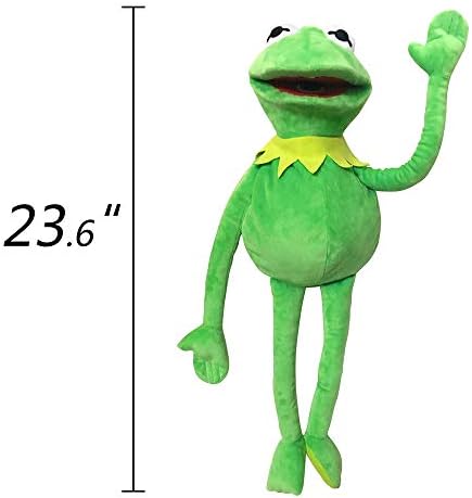 Kermit Frog Hand Puppet 24" The Kermit Frog Stuffed Plush Toy for Role Play