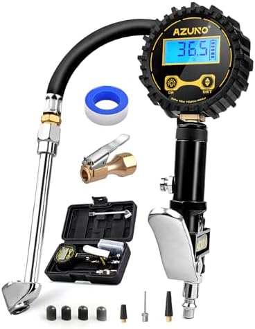 Digital Tire Inflator with Pressure Gauge, 200 PSI, Heavy Duty Air Compressor Accessories