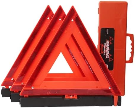 Safety Triangles DOT Approved, Standard Warning Triangles Enmergency Reflector