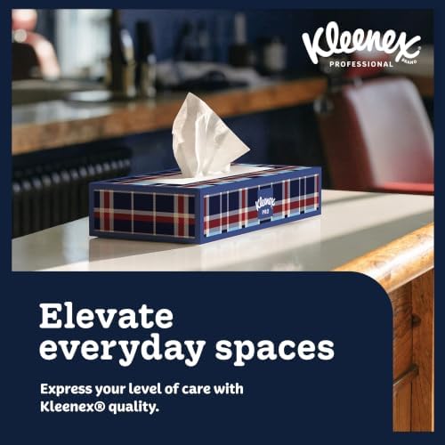 Kleenex Professional Facial Tissue, Bulk, 12 Boxes x 125 Tissues (03076)