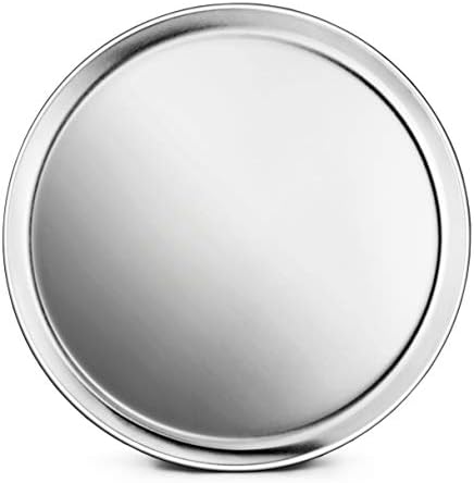 New Star Foodservice 51025 Aluminum Pizza Pan, 12-Inch, Pack of 6