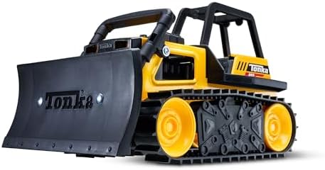 Tonka Steel Classics Bulldozer - Made with Steel & Sturdy Plastic