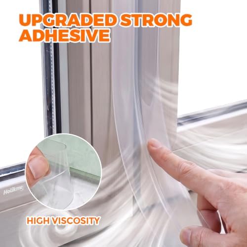 Holikme 65FT Weather Stripping Door Seal Draft Stopper Window Seal