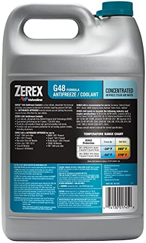 Valvoline Zerex G48 Concentrate Antifreeze/Coolant 1 GA