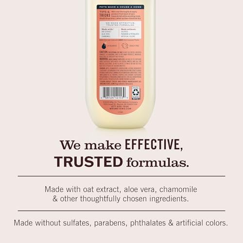 MRS. MEYER'S Clean Day 3 in 1 Dog Shampoo, White Peach Scent, 14oz