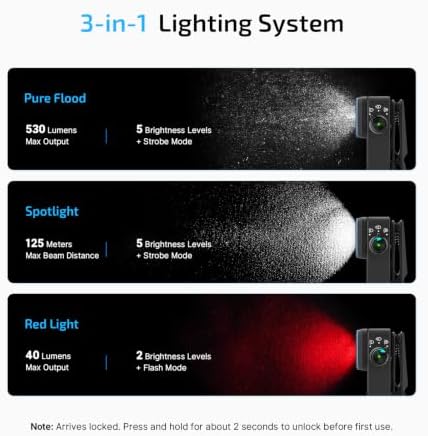 OLIGHT Oclip 2 Pro Rechargeable EDC Flashlight, Clip-on Light, Black