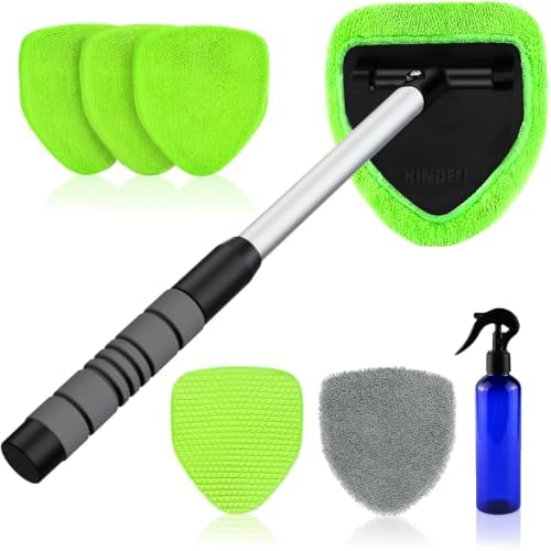 XINDELL Interior Windshield Cleaner Tool – Car Interior Window Cleaning Kit with