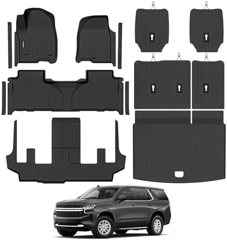Floor Mats for 2021-2026 2027 Chevy Suburban 7 Seats/Bucket Seat