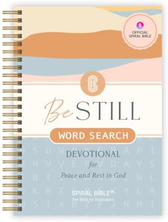 Official Spiral Bible Be Still Word Search Devotional 90 Days of Scripture